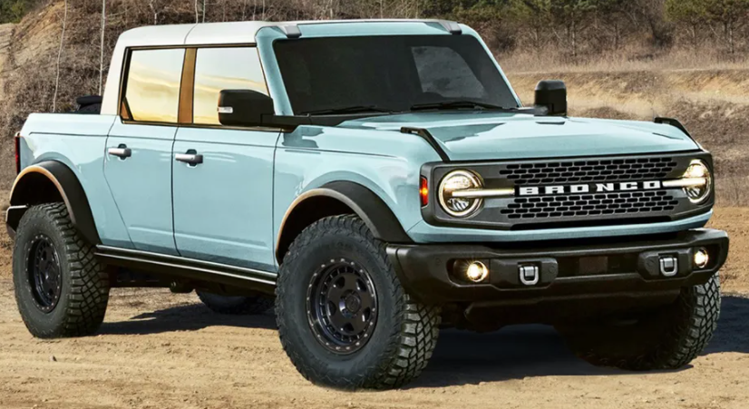 2025 Ford Bronco Pickup Rendered In Four-Door Guise