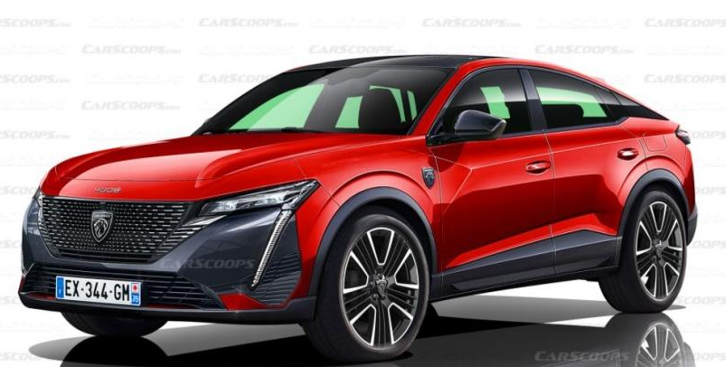 2023 Peugeot 4008 Coupe SUV : Spotted on Test Drive